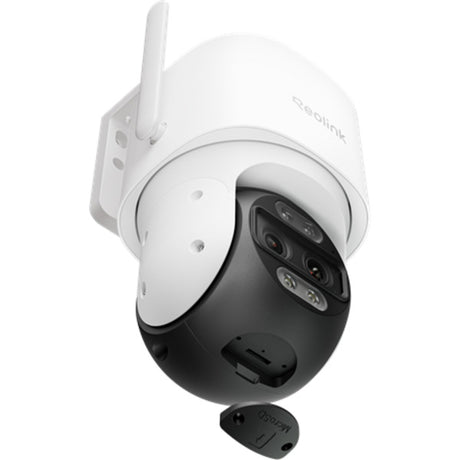 Reolink 4K-Außenkamera mit zwei Objektiven – 2,4-5-GHz-WLAN – automatische Zoomverfolgung – Schwenk-Neigefunktion – AI-Videosuche – Trackmix-Serie W760