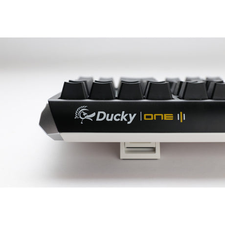 Ducky One 3 Classic, Tastatur (Schwarzweiß, US-Layout, Cherry MX Red, RGB-LED, Double-Shot PBT, Hot-Swap-fähig, Quacksalber-Mechanik)
