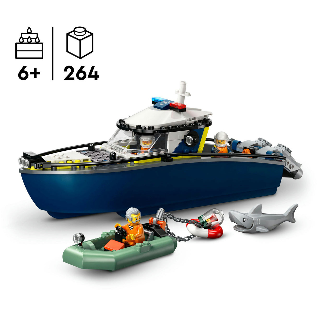 Lego City 60456 Verfolgungsjagd mit Polizeiboot