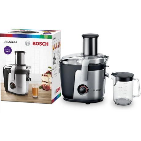 Bosch Entsafter Vitajuice 4 1000 W (Silber Schwarz)