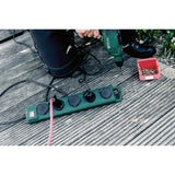 Brennerstuhl supersolide SL 554 die IP54 Gartensteckdose 5-fach 5m H07RN-F 3G1,5