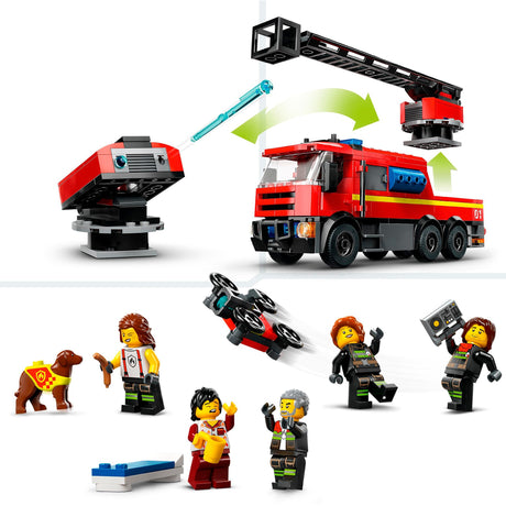 Lego City Feuerwache und Feuerwehrauto – 60414
