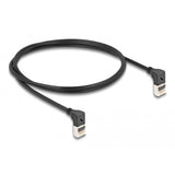 Delock RJ45 Network Cable Cat.6a S FTP Slim 90 ° nach oben