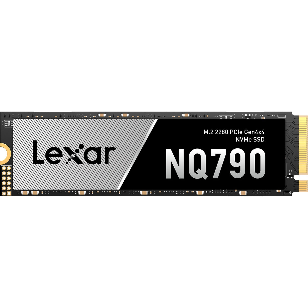 Lexar NQ790 4 TB SSD (Schwarzgrau, PCIe 4.0 x4, NVME 1.4, M.2 2280)