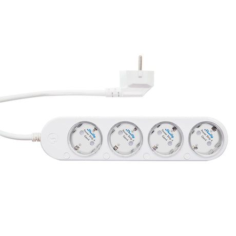 Shelly Steckdosenleiste Gen4 Steckdosenleiste (weiß, WLAN, Bluetooth, Zigbee)