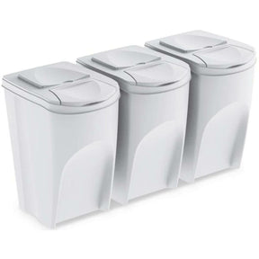 Keden sortibox vuilnisbak 35l ingesteld 3 - asbakken