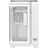 Asus TUF Gaming GT502 Horizon ArGB Midi-Tower-Gehäuse (weiß | 3x USB-A | 1x USB-C | gehärtetes Glas)