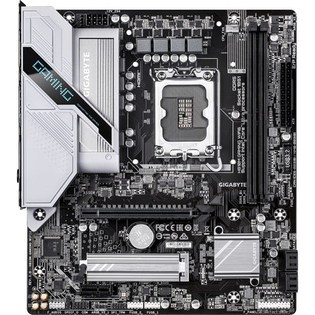 Gigabyte h810m gaming wifi6 socket 1851 moederbord (raid, gb-lan, sound, µatx)