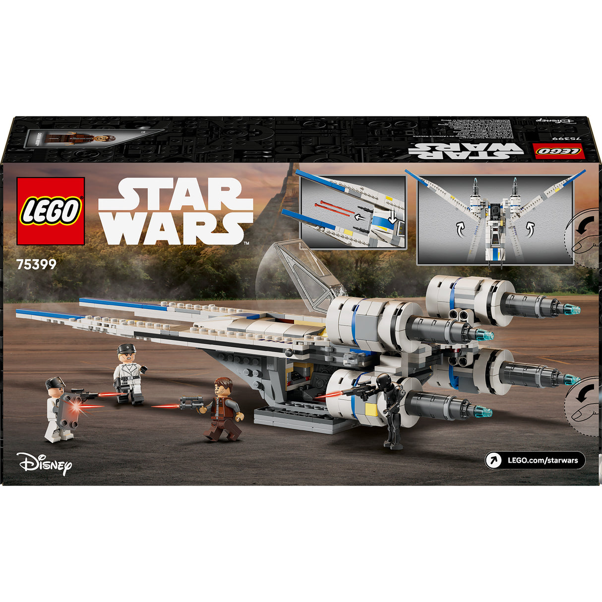 Lego Star Wars 75399 und das U-Wing Starfighter-Raumschiff der Rebellen