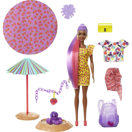 Barbie Color Reveal – Schaumstoff-Erdbeerpuppe (Welle 3)