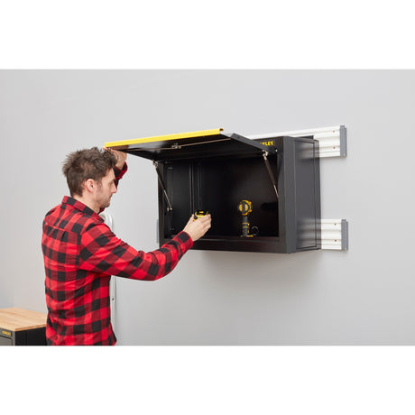 Stanley Wandschrank 1 Tür RTA Werkzeugschrank (schwarz gelb)