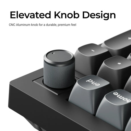 Keychron V5 Ultra 8K kabellose, benutzerdefinierte mechanische Tastatur (Schwarz, US-Layout (QWERTZ), Seidenpom-Rot, 96 %, RGB, Hot-Swap, 2,4 GHz | Bluetooth 5.3 | USB-C)