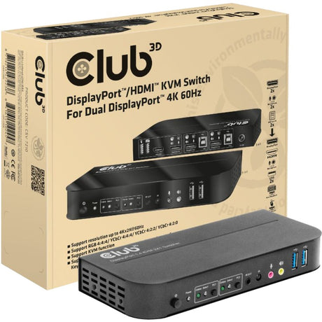 Club 3d CSV-7210 KVM-Switch (schwarz)