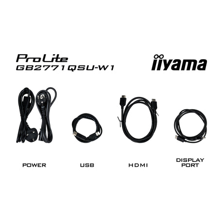 Iiyama G-Master Red Eagle GB2771QSU-W1 27 Gaming-Monitor (weiß, 2x HDMI, DisplayPort, 2x USB-A, 2x USB-C, 200 Hz)