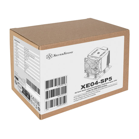 Silverstone SST-XE04-SP5B CPU-Kühler (4-Pin-PWM-Lüfteranschluss)