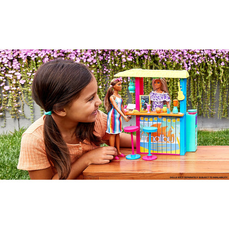 Barbie liebt das Puppenzubehör „Ocean Beach Shack“.
