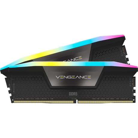 Corsair Vengeance RGB 16 GB DDR5-5600 (2x 8 GB) RAM (grau, cmh16gx5m2b5600z40, xmp, expo)