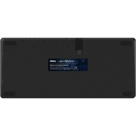 8bitdo Retro 87 mechanische Tastatur – Mecha Break (schwarz, US-Layout (QWERTY), Kailh Box Jellyfish Pro Glaze, 80 % (TKL), ABS-Tastenkappen, Hot-Swap, Bluetooth LE 5.0, kabellos 2,4 GHz, USB)