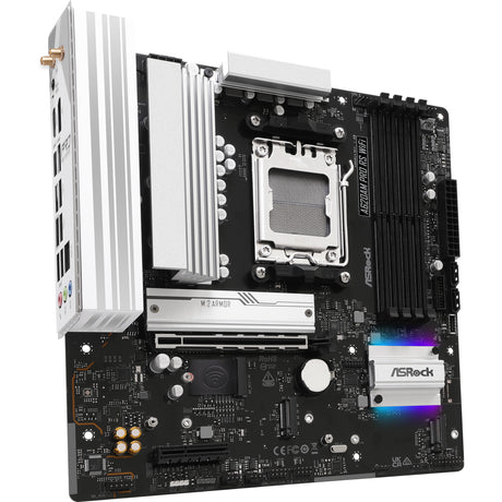 Asrock A620AM Pro RS WiFi Sockel AM5 Mainboard (RAID, 2,5 GB-LAN, WLAN, BT, Sound, µATX)
