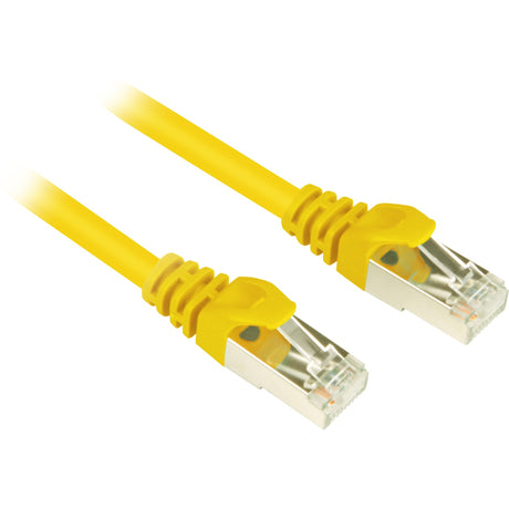 Sharkoon Netzwerkkabel SFTP, RJ-45 mit Cat.6 (gelb, 5 Meter)
