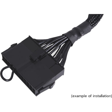 Alphacool Core ATX 24-Pin-Stecker (schwarz)