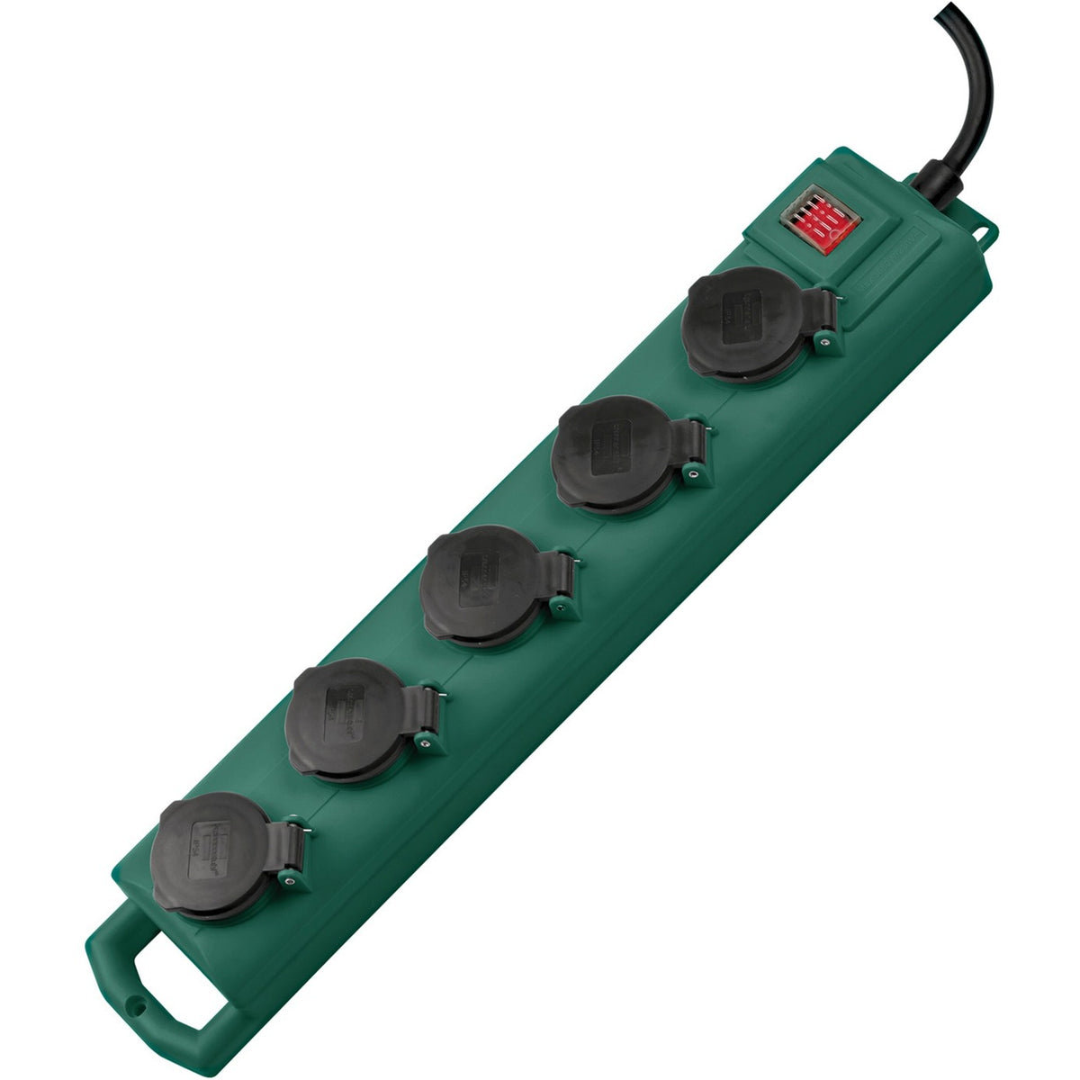 Brennerstuhl supersolide SL 554 die IP54 Gartensteckdose 5-fach 5m H07RN-F 3G1,5