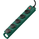 Brennerstuhl supersolide SL 554 die IP54 Gartensteckdose 5-fach 5m H07RN-F 3G1,5
