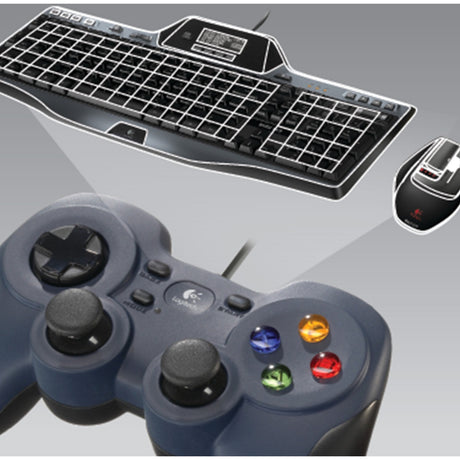 Logitech Gamepad F310 (dunkelblau schwarz)