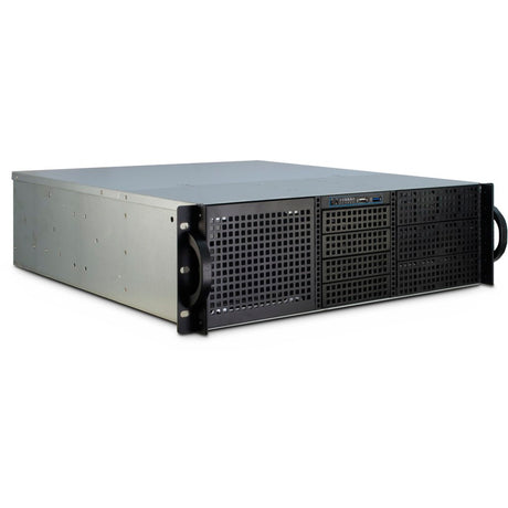 Inter-tech 3u-30248 Rackgehäuse (schwarz | 2x USB-A)