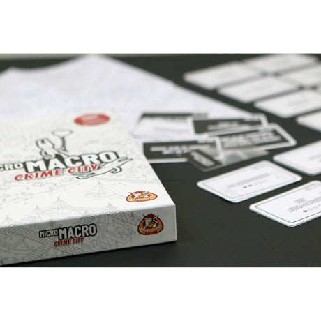 White Goblin Games Micromacro: Crime City Brettspiel (Niederländisch, 1 – 4 Spieler, 15 – 45 Minuten, ab 12 Jahren)