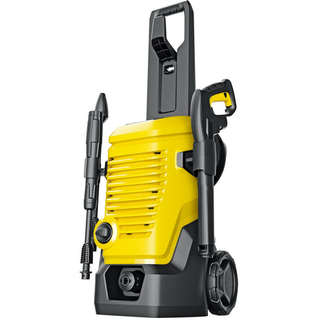 Kärcher K 4 WCM Premium Hochdruckreiniger (Gelb Schwarz, mit Dreckfräser und Schlauchtrommel)