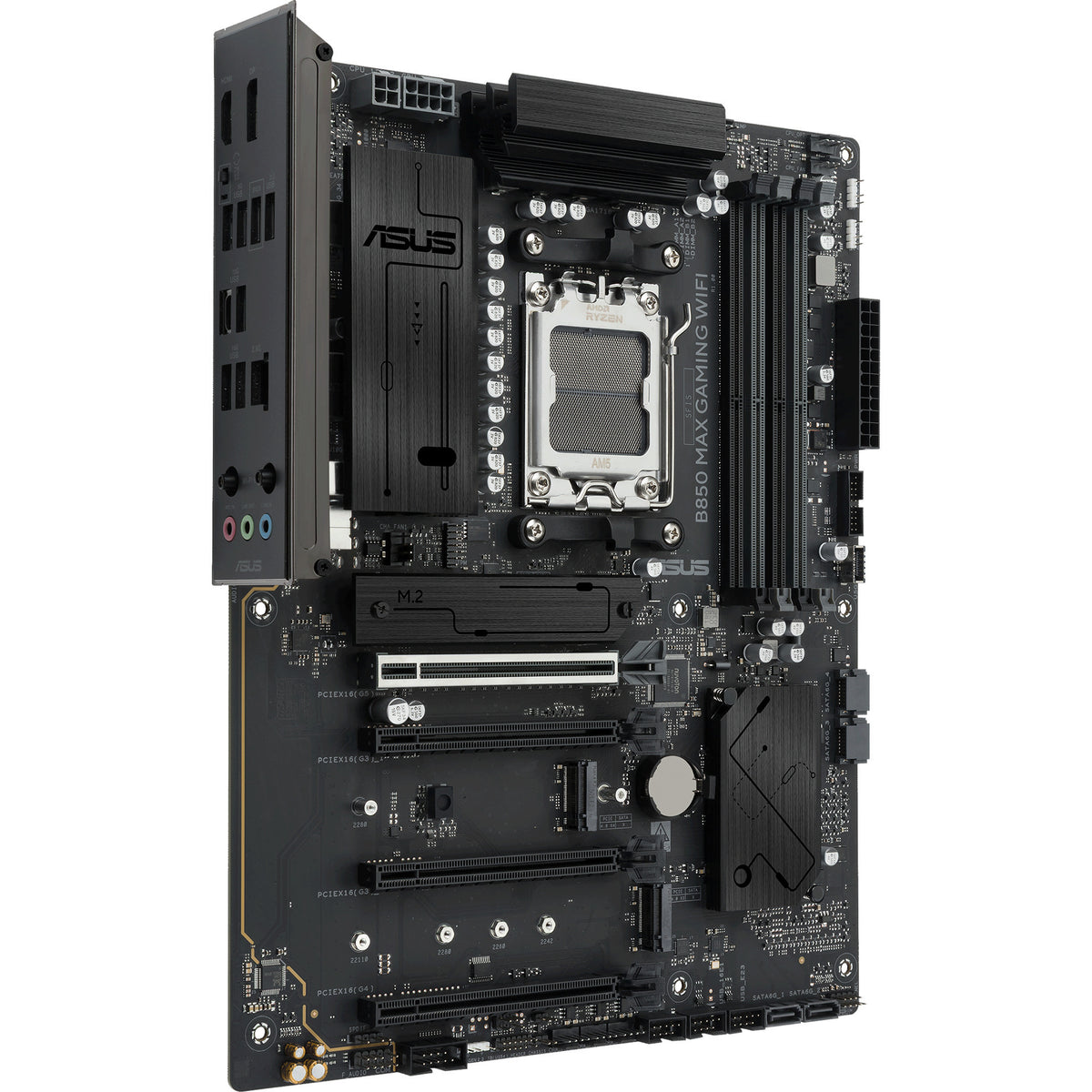 Asus b850 max gaming wifi socket am5 moederbord (raid, 2.5gb-lan, wi-fi 6e, bt, sound, atx)