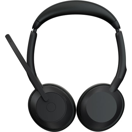 Jabra Evolve2 55 – Link390c MS Stereo mit Ladestation, On-Ear-Headset (schwarz, Stereo, Microsoft Teams, USB-C, Link380c)