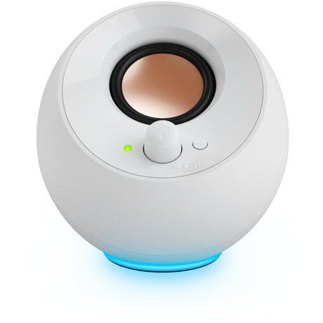 Creative Pebble SE PC-Lautsprecher (weiß, Bluetooth, USB-C, AUX, RGB)