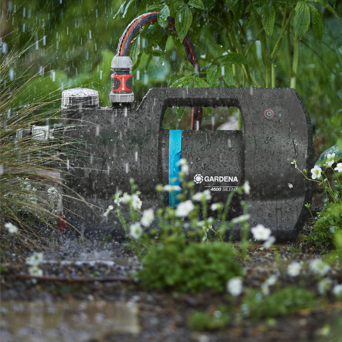Gardena Druckpumpe 4600 Silent (grau, 600 Watt)