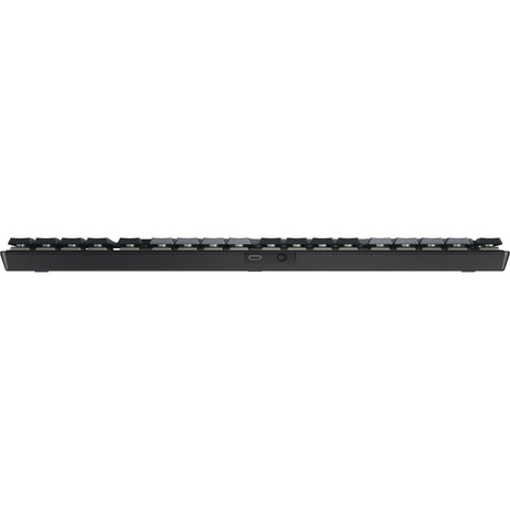 Cherry KW 550 MX LP, Tastatur (Schwarz, US-Layout, MX Low Profile 2.0 Elfenbein, 96 %, weiße LED, PBT-Tastenkappen)