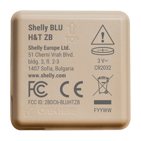 Shelly blu h t zb sensor (beige, bluetooth 5, zigbee)