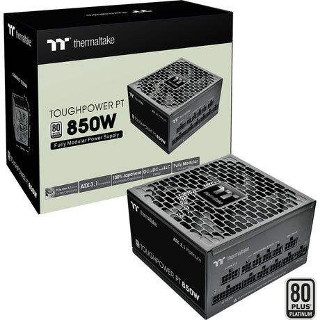 Thermaltake Toughpower PT modulares 850-Watt-Netzteil (1x 12V-2x6, 4x PCIe)
