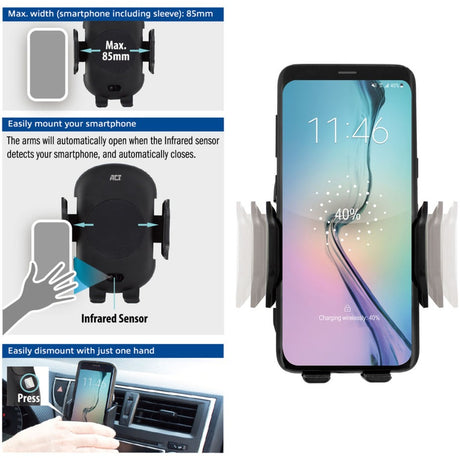 Act Smartphone-Halterung AC9010 schwarz