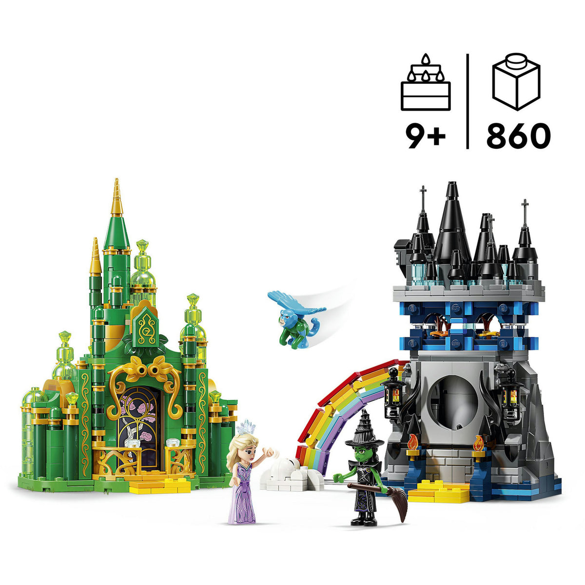 Lego® Wicked Emerald City und Kiamo Ko Castle, Bauset – 75689