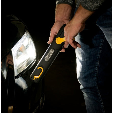 Brennerstuhl LED-Taschenlampe mit Akku, Handlampe mit Dynamo, zum Aufladen (mit 6 hellen SMD-LEDs und 9 Stunden Leuchtdauer)