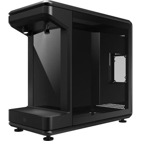 Cooler Master Masterframe 360 Stage LCD Midi-Tower-Gehäuse (schwarz | 2x USB-A | 1x USB-C | gehärtetes Glas)