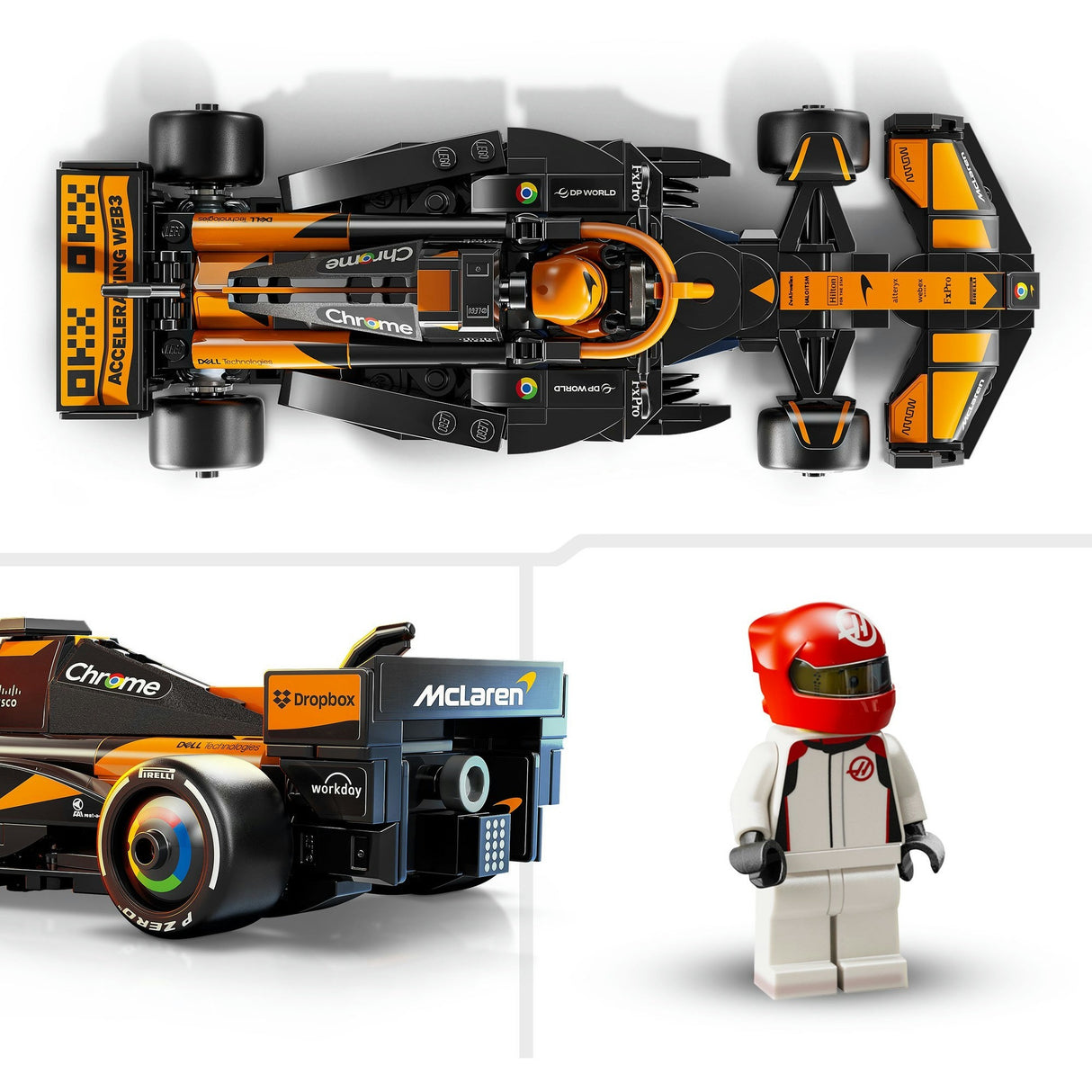 Lego Speed Champions 77251 McLaren F1 Team McL38 Rennwagen