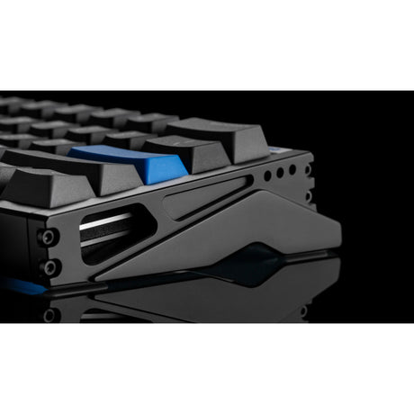 Iqunix EZ60 Magnetschalter-Gaming-Tastatur (schwarz, US-Layout (QWERTZ), Gateron Star Trail, 60 %, RGB, Double-Shot-PBT-Tastenkappen)