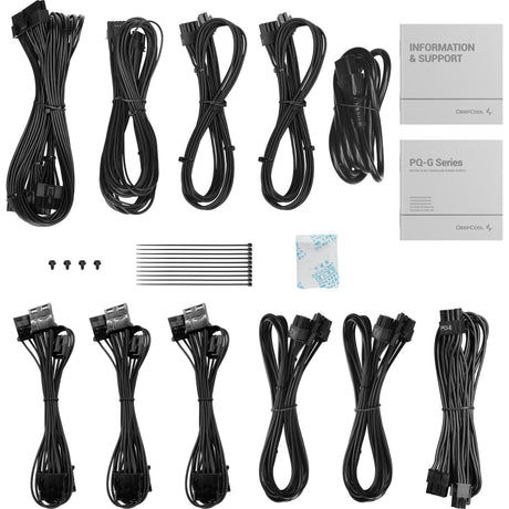 Deepcool gamerstorm pq1000g 1000 watt voeding (zwart, 1x 12v-2x6)