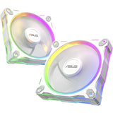 Asus Prime Mr120 ArGB Reverse Fan – Dreierpack Gehäuselüfter (weiß, 3 Stück, 120 x 120 x 28 mm, 3 Stück)
