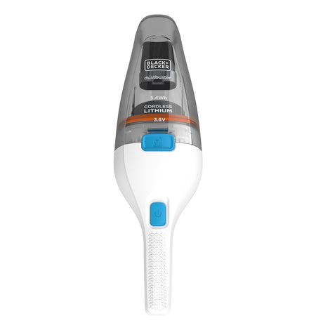 Black+decker nvc115jlew-qw 3.6v 1.5ah kruimeldief handstofzuiger (wit, incl. jack-plug lader)