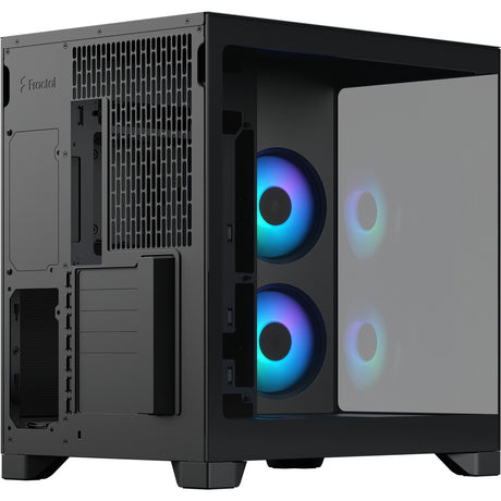 Fractal Design Pop 2 Vision RGB Midi-Tower-Gehäuse (schwarz | 1x USB-A | 1x USB-C | RGB | gehärtetes Glas)