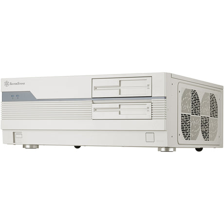 Silverstone FLP01 HTPC-Gehäuse (Creme | 2x USB-A | 1x USB-C)
