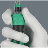Wera kraftform kompakt 26 ra-r mit Koffer, 6-teiliges Bit-Set (schwarz grün)